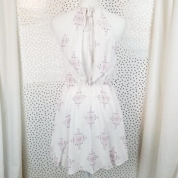 Tobi Medallion Print White Skater Dress | Size XS - Picture 5 of 8